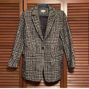 Loft plaid blazer - size 12
